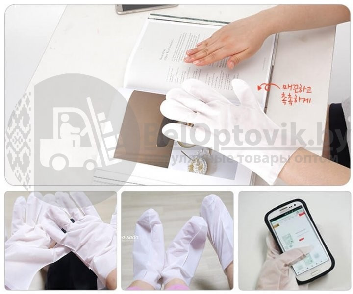 Маска перчатки для рук с сухой эссенцией Dry Essence Hand Pack Petitfee - 1 пара, 27ml Original Korea - фото 5 - id-p119780832