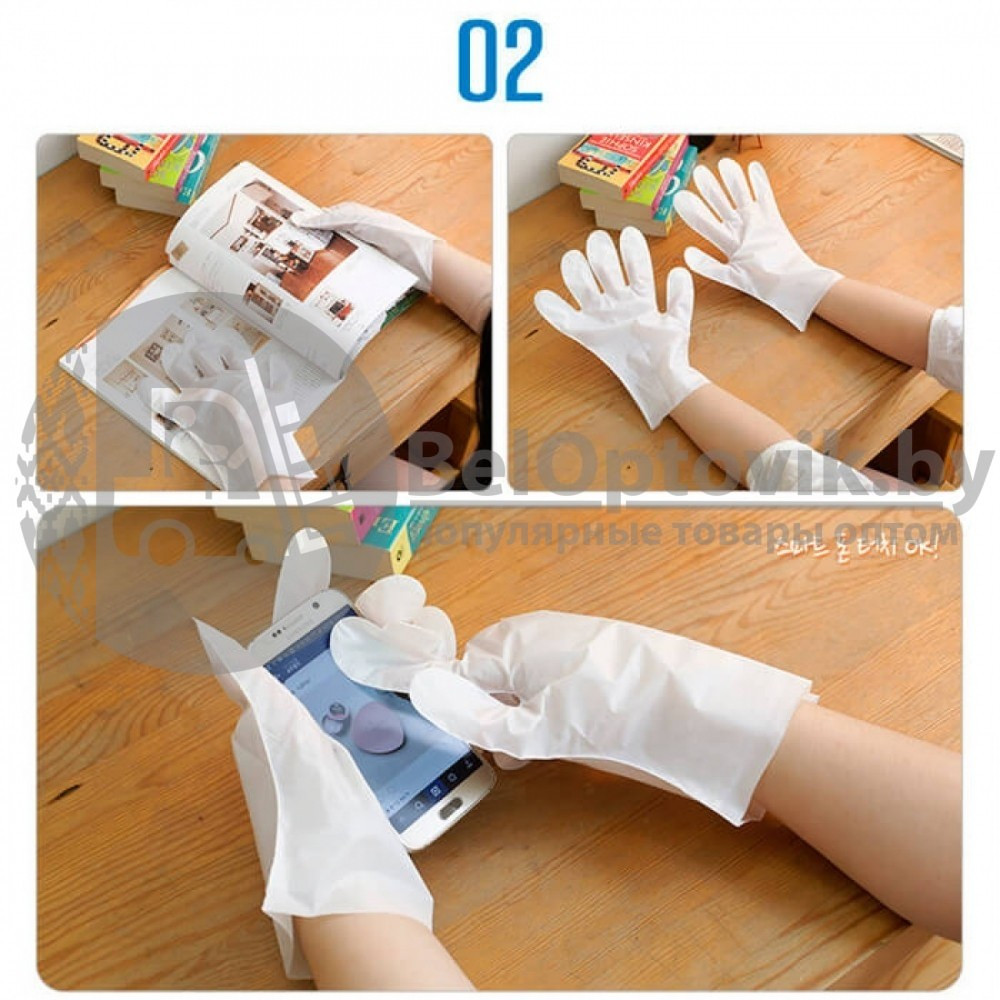 Маска перчатки для рук с сухой эссенцией Dry Essence Hand Pack Petitfee - 1 пара, 27ml Original Korea - фото 7 - id-p119780832