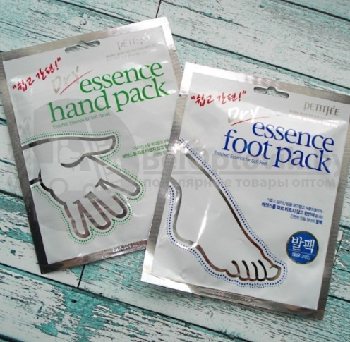 Маска перчатки для рук с сухой эссенцией Dry Essence Hand Pack Petitfee - 1 пара, 27ml Original Korea - фото 8 - id-p119780832