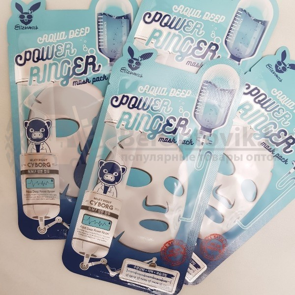 Тканевая маска ELIZAVECCA 23ml, Original Korea Укрепляющая коллагеновая Collagen Deep Power Mask Pack - фото 10 - id-p119780841