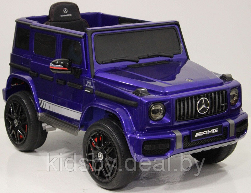 Детский электромобиль RiverToys Mercedes-AMG G63 K999KK (черный) Лицензия - фото 5 - id-p119784121