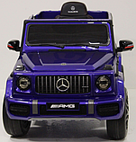 Детский электромобиль RiverToys Mercedes-AMG G63 K999KK (синий глянец) Лицензия, фото 2