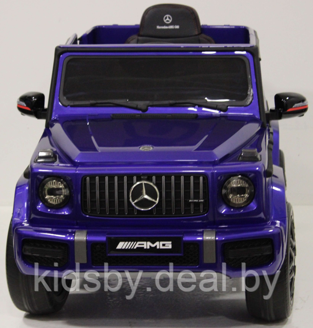 Детский электромобиль RiverToys Mercedes-AMG G63 K999KK (синий глянец) Лицензия - фото 2 - id-p119784123