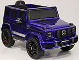 Детский электромобиль RiverToys Mercedes-AMG G63 K999KK (синий глянец) Лицензия, фото 5