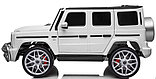 Детский электромобиль RiverToys Mercedes-AMG G63 S307 (белый) Лицензия, фото 2