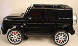 Детский электромобиль RiverToys Mercedes-AMG G63 S307 (черный глянец) Лицензия, фото 3