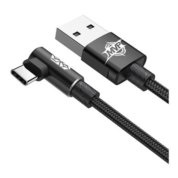 Кабель Baseus MVP Elbow USB-Type-C 2A 1M черный - CATMVP-A01 - фото 1 - id-p119788561