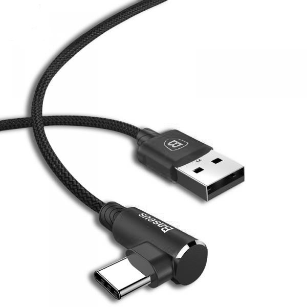 Кабель Baseus MVP Elbow USB-Type-C 2A 1M черный - CATMVP-A01 - фото 2 - id-p119788561