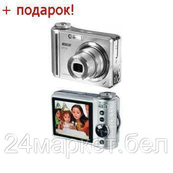 Уценка!!! DP710 серебро Цифровой фотоаппарат BBK, фото 2