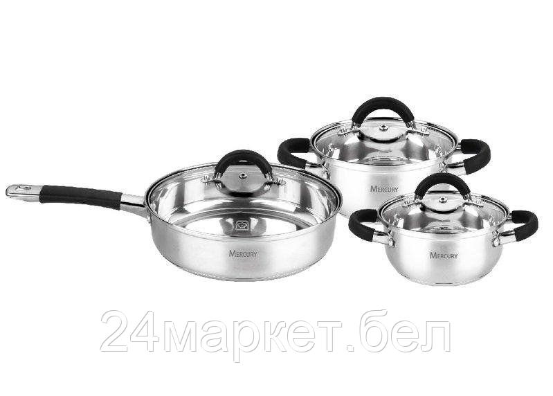 MC-7010 2л, 1,4л, 2,6л Набор посуды MERCURY - фото 1 - id-p108550951