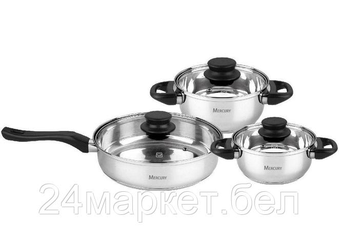 MC-7013 2л, 1,4л, 2,6л Набор посуды MERCURY, фото 2
