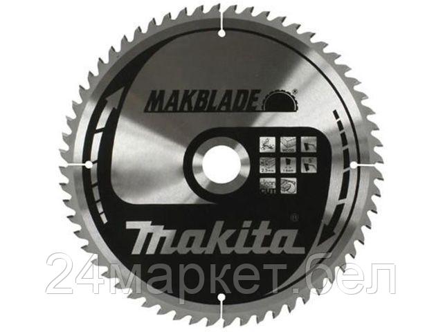 MAKITA Китай Пильный диск для дерева MAKFORCE, 355x30x2.2x40T MAKITA