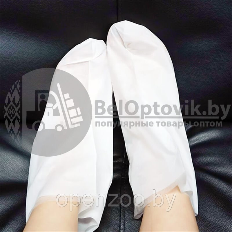 Маска носочки для ног с сухой эссенцией Dry Essence Foot Pack Petitfee - 1 пара, 30ml Original Korea - фото 2 - id-p119823066