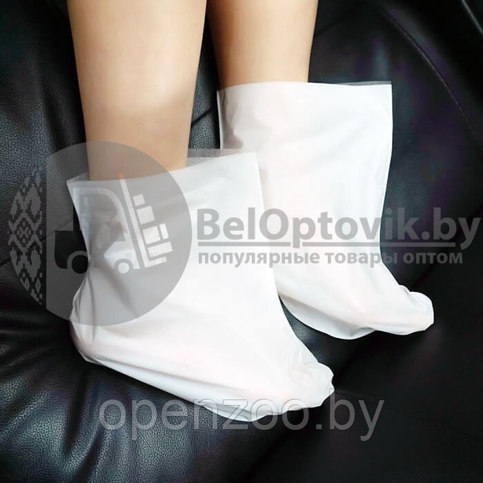 Маска носочки для ног с сухой эссенцией Dry Essence Foot Pack Petitfee - 1 пара, 30ml Original Korea - фото 3 - id-p119823066