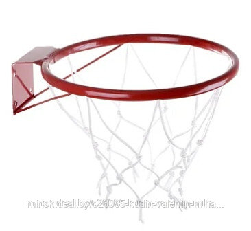 Кольцо баскетбольное №5 д.380мм с сеткой арт.20111 - фото 1 - id-p119840831
