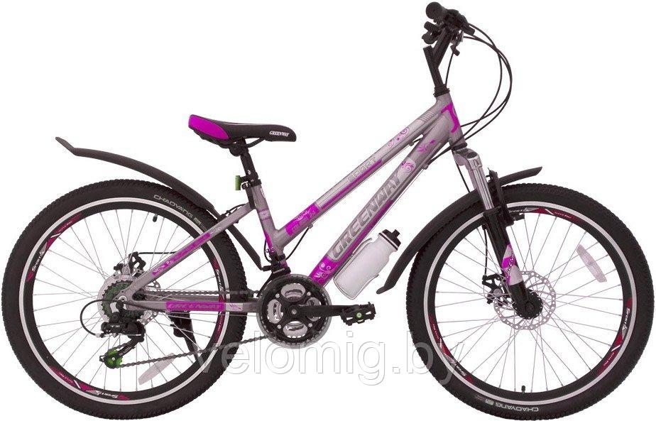 Горный подростковый Велосипед Greenway COLIBRI-H 24 (2022) - фото 1 - id-p119840947