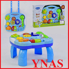 Детский музыкальный развивающий столик пианино арт. 1088 игровые музыкальные столики для детей малышей