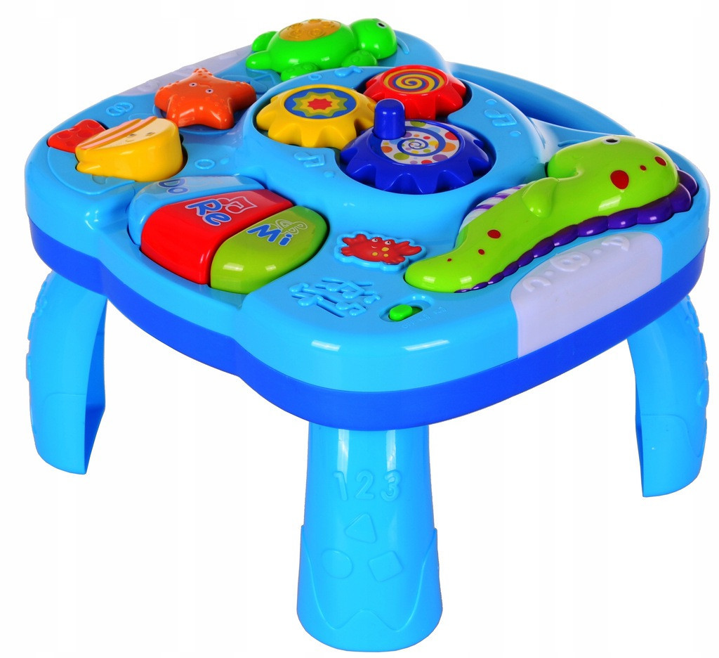 Детский музыкальный развивающий столик пианино арт. 1088 игровые музыкальные столики для детей малышей - фото 2 - id-p119845807