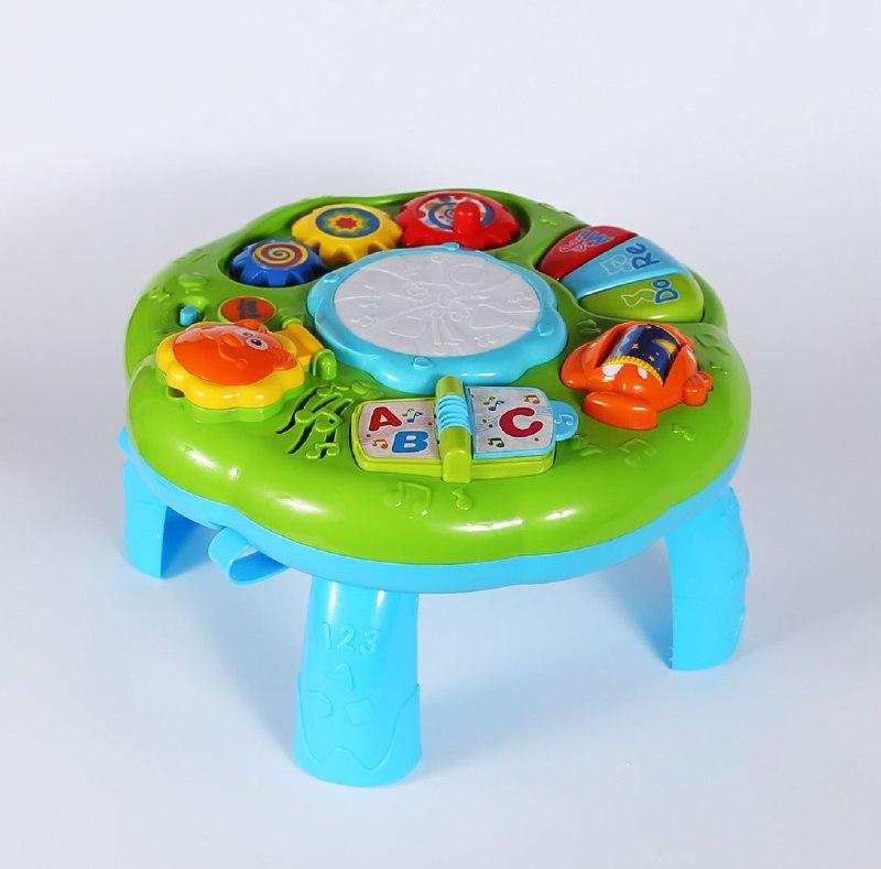 Детский музыкальный развивающий столик пианино арт. 1082 игровые музыкальные столики для детей малышей - фото 4 - id-p119845826