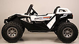 Детский электромобиль RiverToys Buggy A707AA 4WD (белый) Кондиционер двухместный полноприводный, фото 2