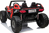 Детский электромобиль RiverToys Buggy A707AA 4WD (красный) Кондиционер двухместный полноприводный, фото 4