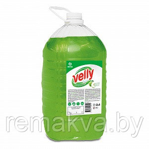 Средство для мытья посуды "Velly" light (зеленое яблоко) 5кг., фото 2