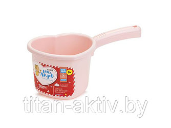Ковшик для детской ванночки Lalababy Follow Me, 1,5 л, розовый пастельный, LITTLE ANGEL (290х150х140