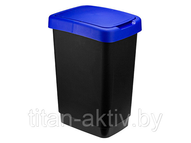 Контейнер для мусора ТВИН 25л (синий) IDEA - фото 1 - id-p119871586