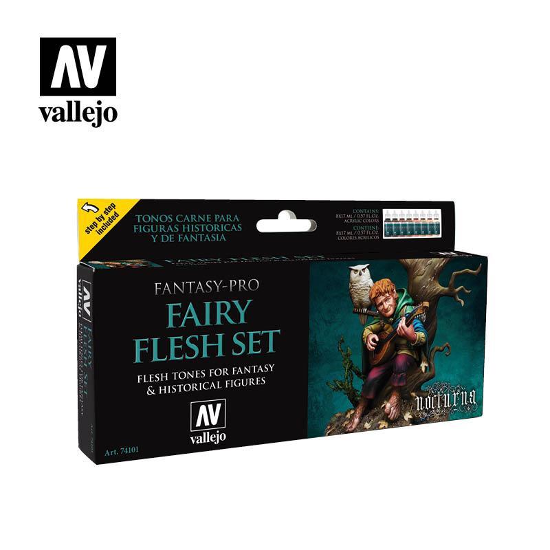 Набор VALLEJO FANTASY-PRO FAIRY FLESH 8x17ml.