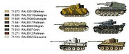 Набор акриловых красок для сборных моделей AFV GERMAN COLORS 1940-1945, 8х17мл, Vallejo, фото 3