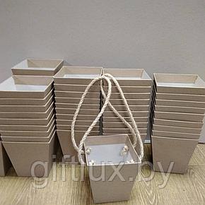Коробка подарочная Конус, 16*16 см (Imitlin), фото 2