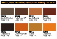 Набор ариловых красок для моделизма Rust, Stain & Streaking, 8х17мл, Vallejo, фото 3