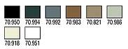 Набор акриловых красок для моделизма Black & White, 8х17мл, Vallejo, фото 5