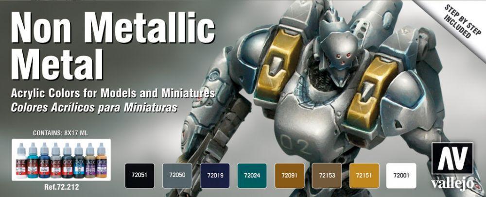 Набор VALLEJO Non Metallic Metal (8цв.) (арт.V-72212)