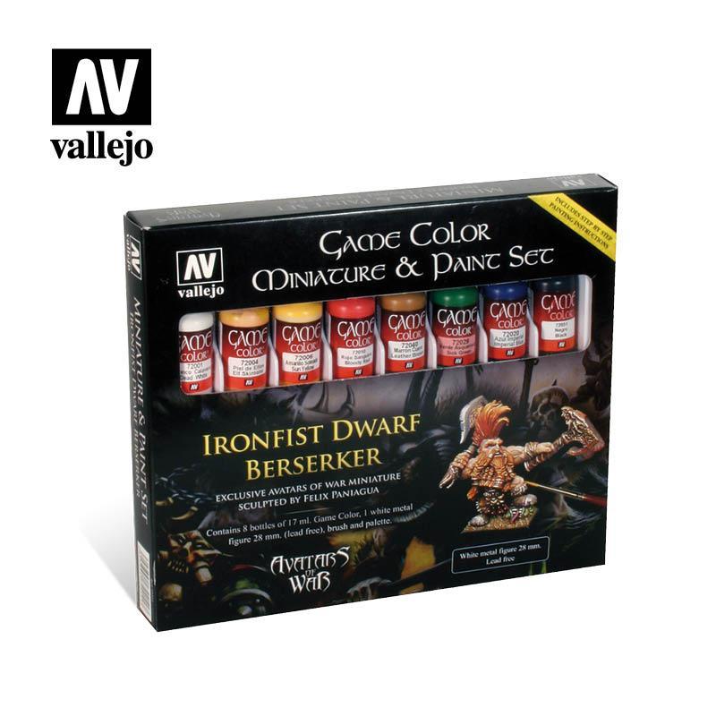 Набор VALLEJO GAME COLOR: AVATAR (8х17) + FIGURE + Кисть