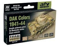 Набор акриловых красок для сборных моделей DAK COLORS 1941-44? 6х17мл, Vallejo