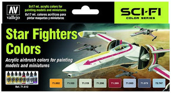 Набор VALLEJO MODEL AIR: STAR FIGHTERS COLORS (8*17мл)