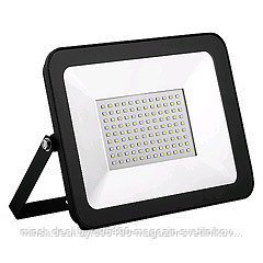Прожектор светодиодный : 2835SMD, 100W 6400K AC220V/50Hz IP65, черный в компактном корпусе, SFL90-100