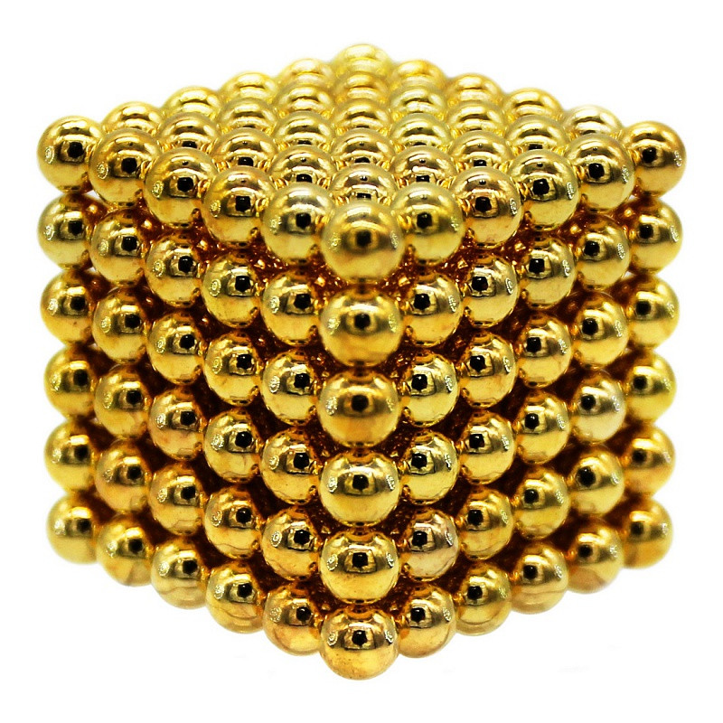 Головоломка Магнитный Неокуб Magnetic Cube, Золотой