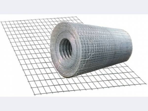 Сетка сварная оцинкованная в рулонах  12*12*1.4 мм 1*25 м