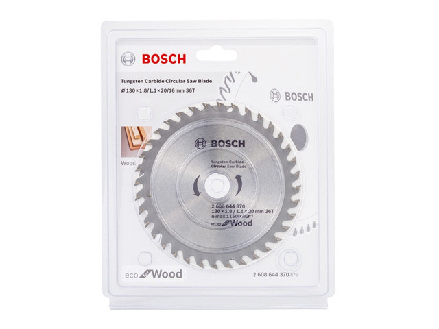 Диск пильный 130х20 мм 36 зуб. универсальный MULTIMATERIAL WOOD BOSCH (твердоспл. зуб)