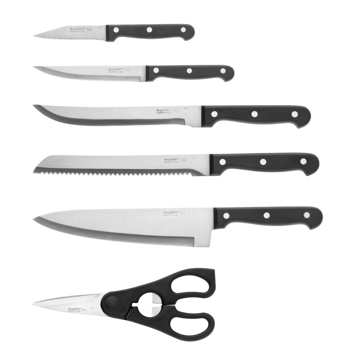 Набор кухонных ножей BergHOFF 7 пр Quadra 1307025 Фирменная гарантия. В цену входит доставка по г Минску - фото 4 - id-p119928973
