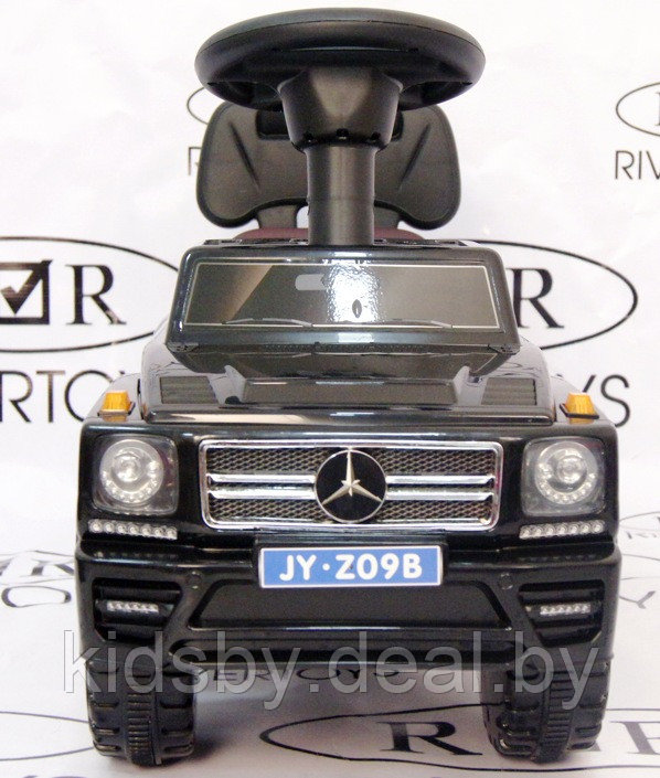 Детская машинка-каталка толокар RiverToys Mercedes-Benz JYZ-09B (черный) - фото 2 - id-p115603201