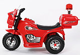 Детский электромобиль мотоцикл RiverToys Moto 998 (красный), фото 4