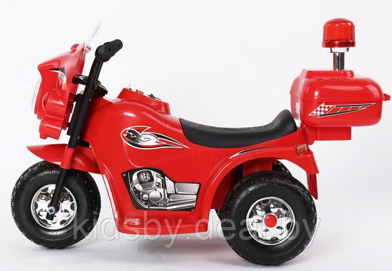 Детский электромобиль мотоцикл RiverToys Moto 998 (красный) - фото 4 - id-p116443649