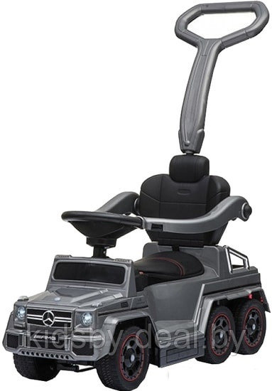 Детская машинка- Каталка RiverToys Mercedes-Benz A010AA-H (серебристый) шестиколесный - фото 1 - id-p117306760