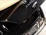 Детский электромобиль RiverToys Mercedes-Benz 300S LS-618 (черный) глянец лицензия, фото 6