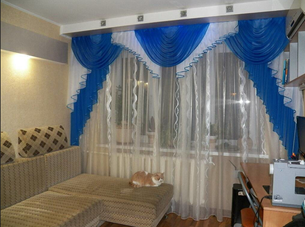 Ламбрекен "АРИЯ" с тюлью