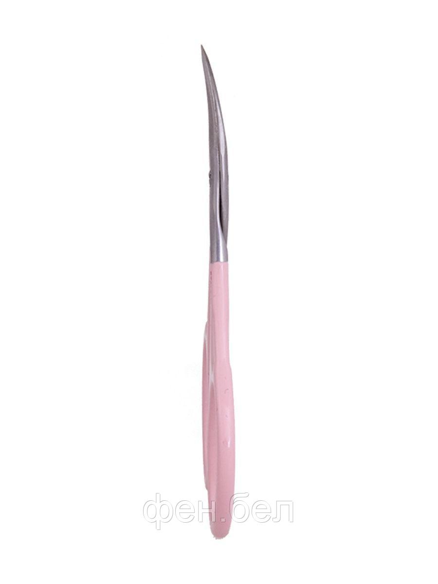 Ножницы маникюрные для кутикулы и ногтей "СТАЛЕКС" ( BEAUTY & CARE 11, 21мм.,розовые) - фото 2 - id-p119973594