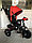 Трехколесный велосипед Kinder Trike Classic (поворотное сидение) (жёлтый) с надувные колеса 12\10, арт. 0637, фото 6